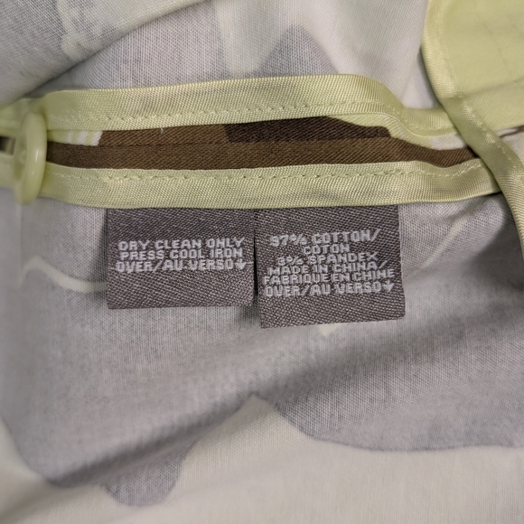 Ellen Tracy Green and Brown Floral Blazer - Picture 7 of 8